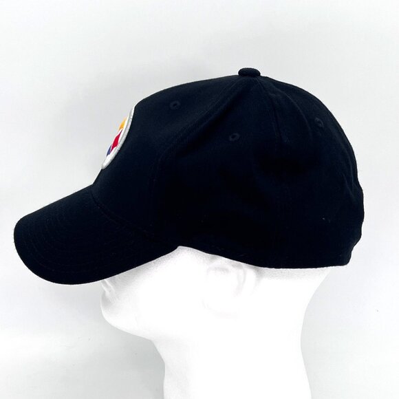 Pittsburgh Steelers Onfield Reebok NFL Cap Hat L/XL Black Embroidered Patch Logo - Picture 9 of 16